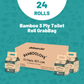 Bamboo 3 Ply Toilet Roll GrabBag | 24 rolls